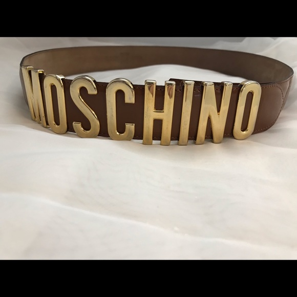 moschino designer belt